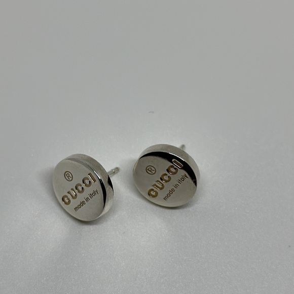 Gucci 925 silver earrings authentic 100% - Picture 6 of 11